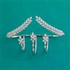 American Diamond Classic Kada with Rhodium Plating 2 Tone Plating