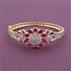 American Diamond Openable kada with 2 Tone Plating