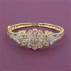 American Diamond Openable kada with 2 Tone Plating