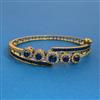 American Diamond Openable kada with Mehndi Plating