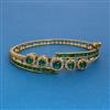 American Diamond Openable kada with Mehndi Plating