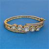 American Diamond Openable kada with Mehndi Plating