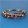 American Diamond Openable kada with Mehndi Plating