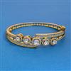 American Diamond Openable kada with Mehndi Plating