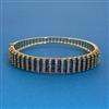 American Diamond Openable kada with Mehndi Plating