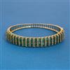 American Diamond Openable kada with Mehndi Plating