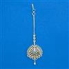 American Diamond Classic Tikka with Gold Plating