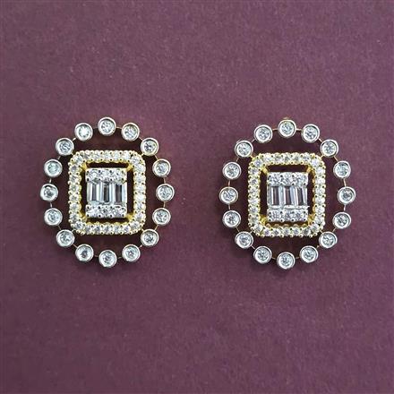 American Diamond Tops with Rhodium Plating 2 Tone Plating Mehndi Plating