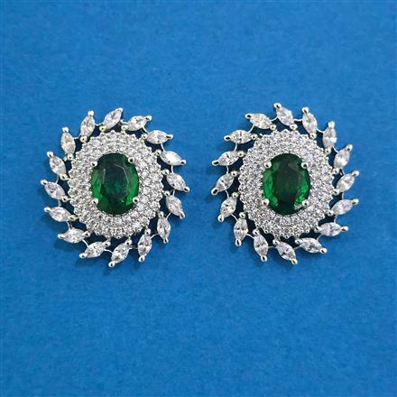 American Diamond Tops with Rhodium Plating