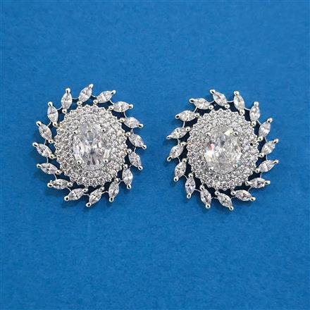 American Diamond Tops with Rhodium Plating