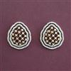 American Diamond Tops with Rhodium Plating 2 Tone Plating
