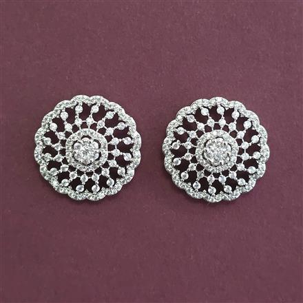 American Diamond Tops with Rhodium Plating 2 Tone Plating Mehndi Plating