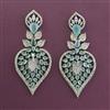 American Diamond Classic Earring with Mehndi Plating