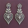 American Diamond Classic Earring with Mehndi Plating