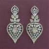 American Diamond Classic Earring with Mehndi Plating