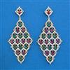 American Diamond Classic Earring with 2 Tone Plating