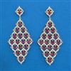 American Diamond Classic Earring with 2 Tone Plating