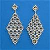 American Diamond Classic Earring with 2 Tone Plating