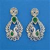 American Diamond Classic Earring with 2 Tone Plating