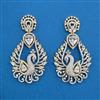 American Diamond Classic Earring with 2 Tone Plating