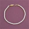 American Diamond Classic Bracelet With 2 Tone Plating