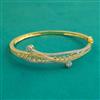 American Diamond Openable kada with Rhodium Plating 2 Tone Plating