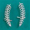 American Diamond Classic Earring with Rhodium Plating 2 Tone Plating Mehndi Plating