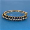 American Diamond Openable kada with Mehndi Plating