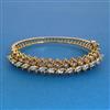 American Diamond Openable kada with Mehndi Plating