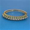 American Diamond Openable kada with Mehndi Plating