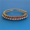 American Diamond Openable kada with Mehndi Plating