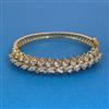 American Diamond Openable kada with Mehndi Plating