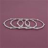 American Diamond 4 Pc with Rhodium Plating