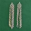 American Diamond Classic Earring with Gold Plating