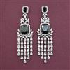 American Diamond Classic Earring with Rhodium Plating