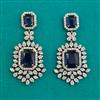 American Diamond Classic Earring with Mehndi Plating