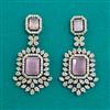 American Diamond Classic Earring with Mehndi Plating