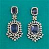 American Diamond Classic Earring with Mehndi Plating