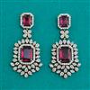 American Diamond Classic Earring with Mehndi Plating