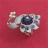 American Diamond Adjustable Ring with Rhodium Plating