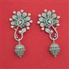 American Diamond Classic Earring with Rhodium Plating