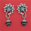 American Diamond Classic Earring with Rhodium Plating