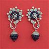 American Diamond Classic Earring with Rhodium Plating