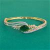American Diamond Openable kada with 2 Tone Plating