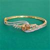 American Diamond Openable kada with 2 Tone Plating