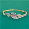 American Diamond Openable kada with 2 Tone Plating