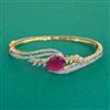 American Diamond Openable kada with 2 Tone Plating