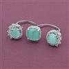 American Diamond Adjustable Ring with Rhodium Plating