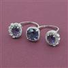 American Diamond Adjustable Ring with Rhodium Plating
