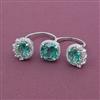 American Diamond Adjustable Ring with Rhodium Plating